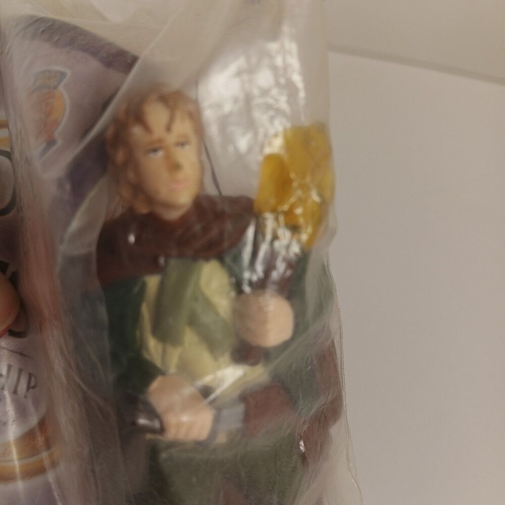 Lord of the Rings Burger King Toy Pippin Fellowship Of the Ring 2001 New Sealed